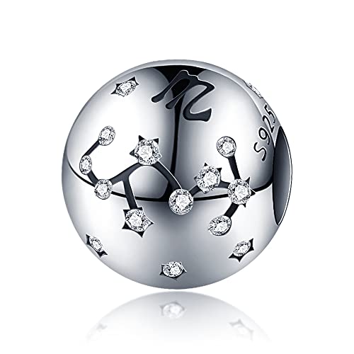 KUNVONIC Damen Charm Anhänger Sternzeichen für Armband 925 Sterling Silber 12 Sternbilder Charms Beads passend für Pandora Armband, Kompatibel mit Europäischen Armband und Halskette für Frauen Mädchen KUNVONIC Damen Charm Anhänger Sternzeichen für Armband 925 Sterling Silber 12 Sternbilder Charms Beads passend für Pandora Armband, Kompatibel mit Europäischen Armband und Halskette für Frauen Mädchen von KUNVONIC