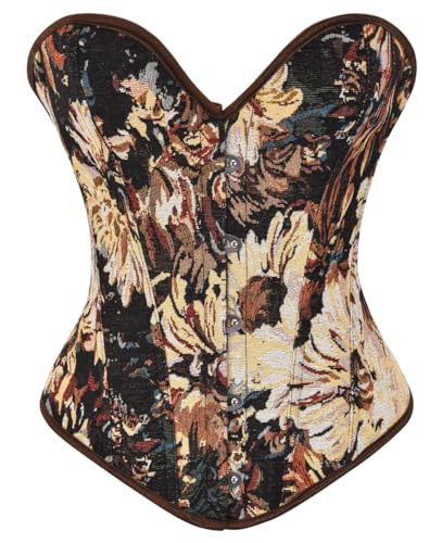 KUOSE Damen Schwarz Weiß Body Shaper Vollbrust Corsage Top Übergrößen von KUOSE