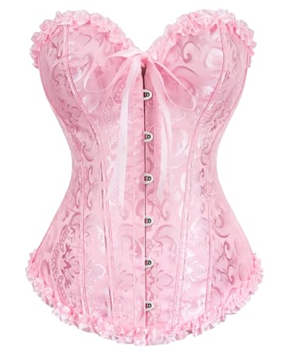 KUOSE Damen Schwarz Weiß Body Shaper Vollbrust Corsage Top Übergrößen von KUOSE