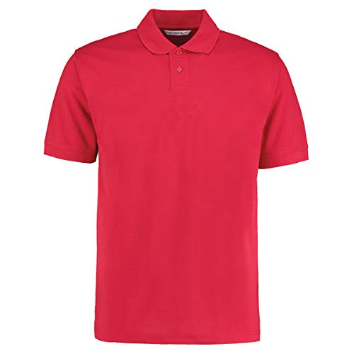 KUSTOM KIT Herren Workforce Pique Polo Shirt (3XL) (Rot) von KUSTOM KIT