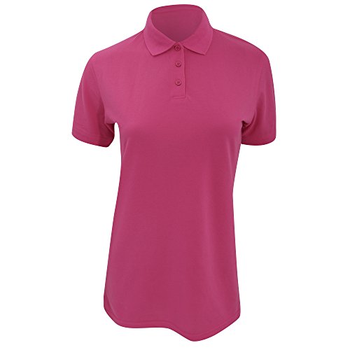 KUSTOM KIT Klassik Damen Poloshirt, Kurzarm (18UK/44DE) (Magenta) von KUSTOM KIT