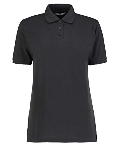 Klassisches Polo-Shirt mit Superwash für Damen Gr. 48, graphit von KUSTOM KIT