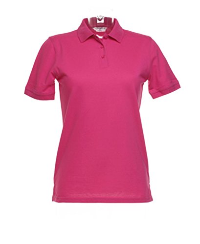 Klassisches Polo-Shirt mit Superwash für Damen Gr. 50, himbeere von KUSTOM KIT