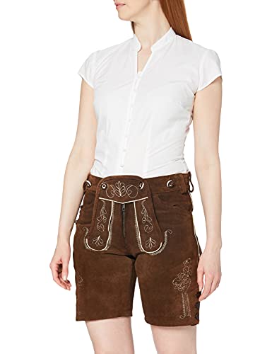 Kustom Kit Damen Slim Fit Bluse Mandarin Collar Cap Sleeve By Kustom Kit, Weiß (White Kk727-wte-20), 36 (Herstellergröße: S) von KUSTOM KIT