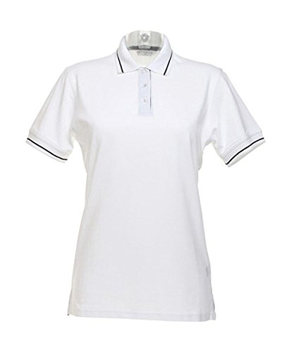Kustom Kit Damen St. Mellion Piqué Poloshirt KK706 White/Navy M von KUSTOM KIT