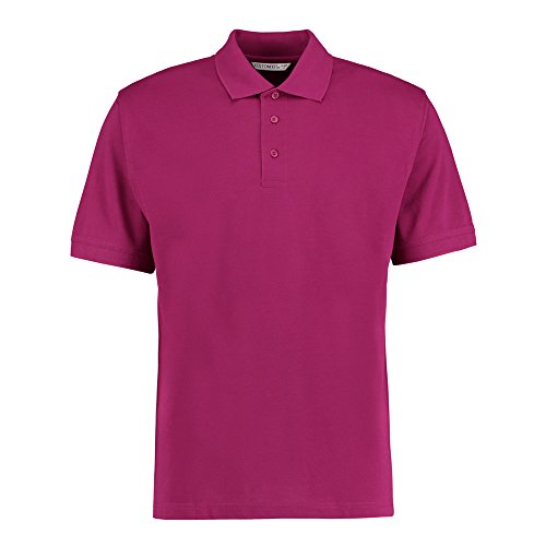 Kustom Kit Herren Modern Poloshirt Gr. Medium, magenta von KUSTOM KIT