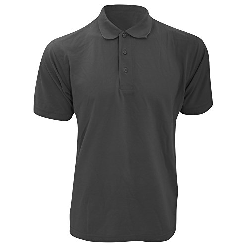 Kustom Kit Klassic Superwash Polo Shirt (L) (Graphit) von KUSTOM KIT