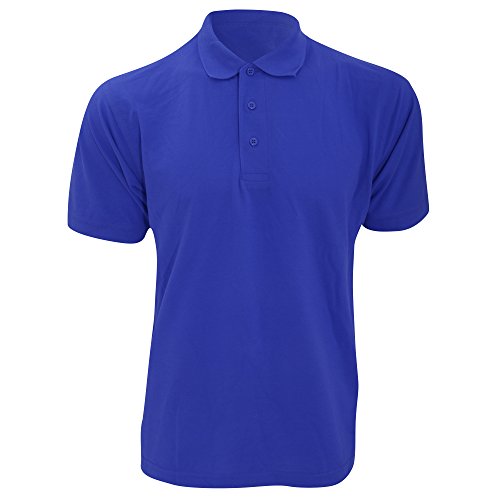 Kustom Kit Klassic Superwash Polo-Shirt (L) (Königsblau) von KUSTOM KIT