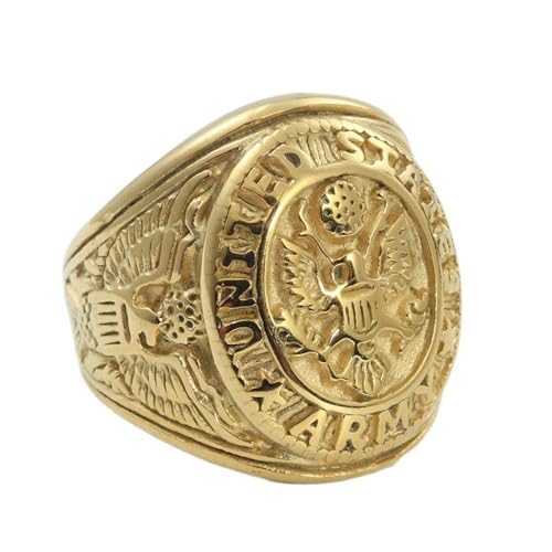 KUTCEK Herren-Ring aus Titanstahl, Doppelköpfiger Adler, Vintage-Stil, Militär-Stil, Punk, Gothic, Schmuck für Männer, einzigartiges Geschenk, 38 KUTCEK Herren-Ring aus Titanstahl, Doppelköpfiger Adler, Vintage-Stil, Militär-Stil, Punk, Gothic, Schmuck für Männer, einzigartiges Geschenk, 38 von KUTCEK
