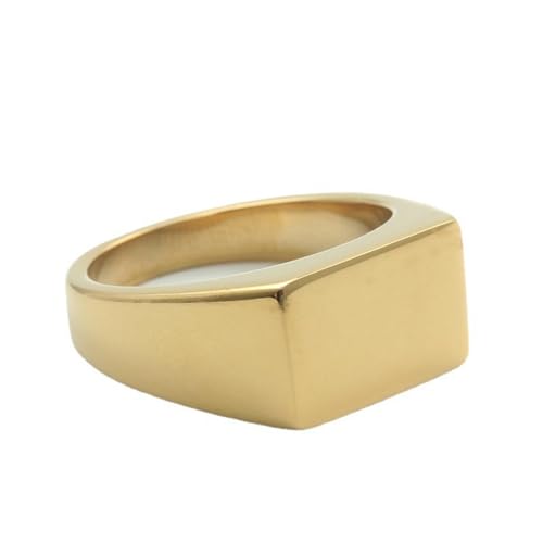 KUTCEK Herren-Ring aus Titanstahl, quadratisch, kantiges Punk-Design, geometrisches Design, Vintage, Gothic, Retro-Band für maskulinen Stil, 7 KUTCEK Herren-Ring aus Titanstahl, quadratisch, kantiges Punk-Design, geometrisches Design, Vintage, Gothic, Retro-Band für maskulinen Stil, 7 von KUTCEK