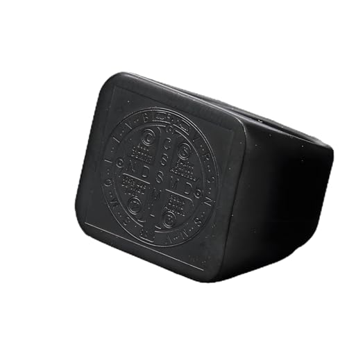 KUTCEK Punk Gothic Titan Stahl Kreuz Ring für Damen & Herren – Biker-Schmuck, Vintage CSPB Unisex Rock Geschenk, 11, Titanstahl von KUTCEK