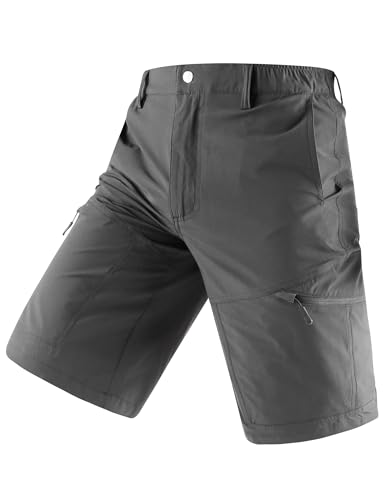 KUTOOK MTB Hose Herren Fahrradhose Cargo Shorts Halblang 6 Taschen Stretchbund Kurze Hose Sommer Radhose Freizeit Fahrrad Moutainbike Outdoor CS002 Grau 3XL KUTOOK MTB Hose Herren Fahrradhose Cargo Shorts Halblang 6 Taschen Stretchbund Kurze Hose Sommer Radhose Freizeit Fahrrad Moutainbike Outdoor CS002 Grau 3XL von KUTOOK
