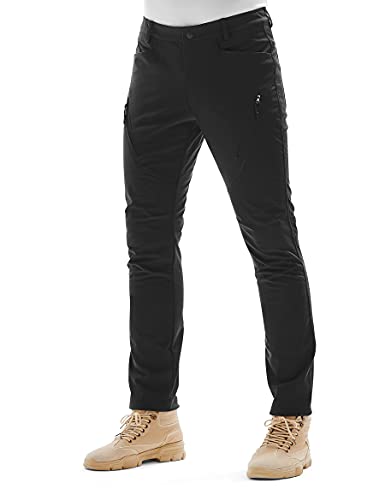 KUTOOK Trekkinghose Herren Wanderhose Damen Arbeitshose Winter Sportbekleidung Outdoorhose Fahrradhose Outdoor Aktivitäten Schwarz XXXL von KUTOOK