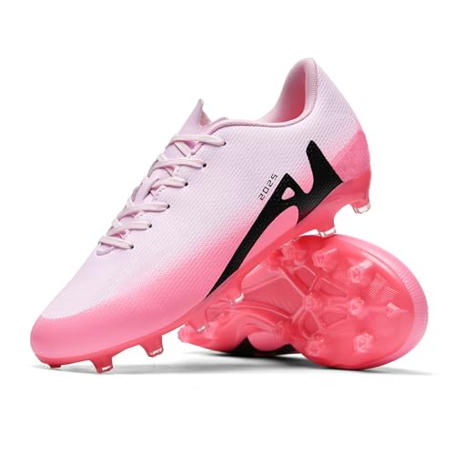 KUUK Herren Damen Fußballschuhe Jugendliche Fussballschuhe Kunstrasen Hallenschuhe Fussball Turf Indoor Outdoor AG FG TF Wettkampf Trainingsschuhe Unisex (DE 2286 Fen AG 40) von KUUK