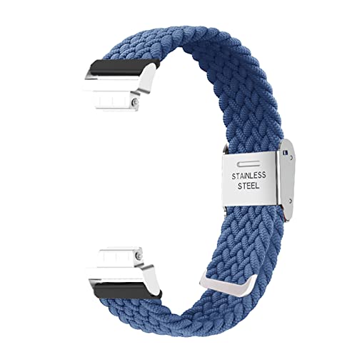 KUWAI Band für Fitbit Inspire 2/Inspire 3 ArmBand Nylon Geflochtenes Loop Band für Fitbit Inspire 2/Inspire 3 Armband für Herren Damen Rostfreier Stahl Armbänder mit Fitbit Inspire 2/Inspire 3 (D) von KUWAI