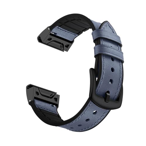 KUWAI Lederarmband Kompatibel mit COROS VERTIX Armband, Weiches Silikon Leder Ersatzarmband für COROS VERTIX Armbänder Herren Damen Atmungsaktives Armband für COROS VERTIX (B) von KUWAI