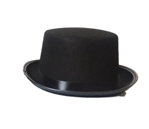 KUYCCSTRESI Zauberhut, klassischer Zylinder for Bühnenshows, Aufführungen, formelle Veranstaltungen, Kostümzubehör, Theatershow-Kopfbedeckung, Weihnachtsfeier-Kleidung, schlankes Design(3pcs_Large) von KUYCCSTRESI