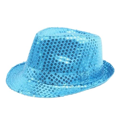 KUYCCSTRESI Zauberhut, klassischer Zylinder for Bühnenshows, Aufführungen, formelle Veranstaltungen, Kostümzubehör, Theatershow-Kopfbedeckung, Weihnachtsfeier-Kleidung, schlankes Design(Blue_2pcs) von KUYCCSTRESI