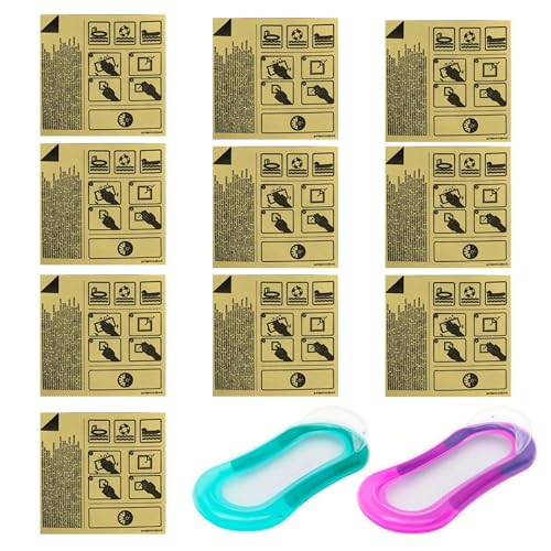 KUYOEJAR Reparaturflicken Selbstklebend – Premium Selbstklebend Flicken Set für die Vielseitige Anwendung und Dauerhafte Reparaturen, 50 Stück Set von KUYOEJAR
