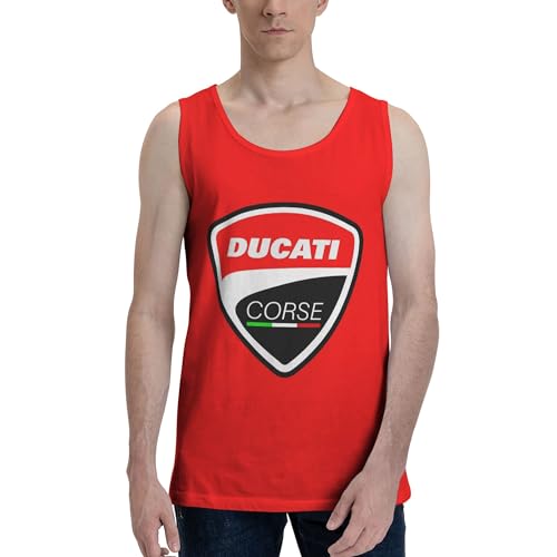 Compatible with Ducati Herren Tanktops Ärmelloses Muskel-T-Shirt Tanktop für Männer von KVHSVEGO