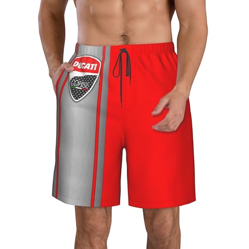KVHSVEGO Compatible with Ducati Herren-Strandshorts mit Tasche, Sommershorts, lässige Shorts KVHSVEGO Compatible with Ducati Herren-Strandshorts mit Tasche, Sommershorts, lässige Shorts von KVHSVEGO
