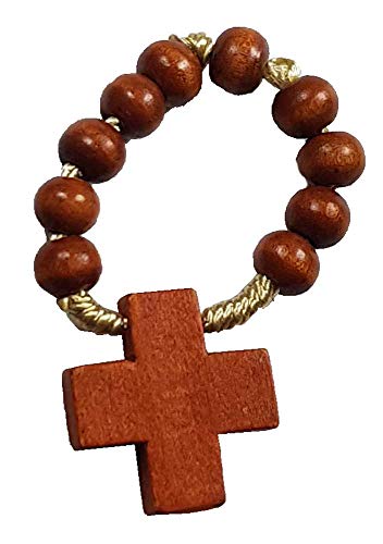 KVN Fingerrosenkranz Holzperlen Hellbraun KVN Fingerrosenkranz Holzperlen Hellbraun von KVN