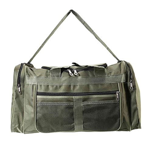 KVSERT Fitness Tasche Herren und Damen Tragbare Sporttasche Fitness Reisegepäck Fitness Training Umhängetasche Grün von KVSERT