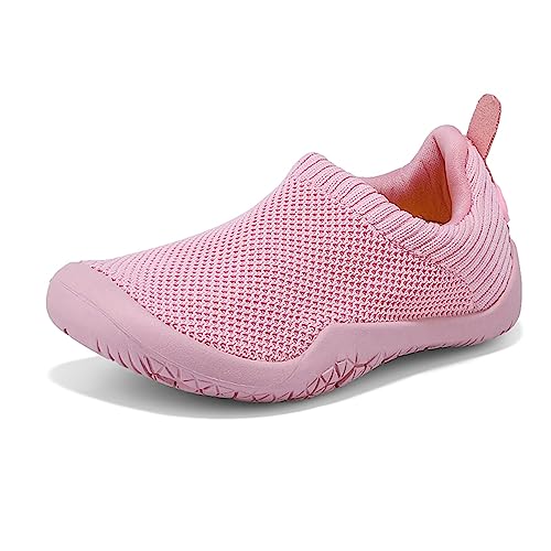 KVbabby Hausschuhe Junge Mädchen Kinderschuhe für Drinnen rutschfeste Leichte Hüttenschuhe Pantoffeln für Kleinkinder,C-Pink,30 EU von KVbabby