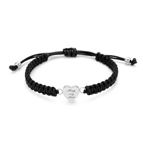 KWCLTH Urnenarmband für Asche für Frauen Haustier Asche Andenken Armbänder für Verlust geliebten Menschen benutzerdefinierten Namen Einäscherung Schmuck von KWCLTH