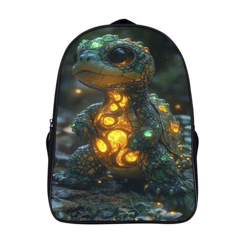Schildkröte And Schlange Fusion Rucksack,Schultasche Für Kind Tiere Schultasche Für Teenager,geeignet Für Schule Und Reisen 16inch Schildkröte And Schlange Fusion Rucksack,Schultasche Für Kind Tiere Schultasche Für Teenager,geeignet Für Schule Und Reisen 16inch von KWFYBEHZ
