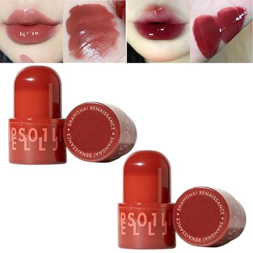 Hezhuang Lip Jelly, He Zhuang Lip Jelly, Hezhuang Lip Gloss, Hezhuang Tinted Lip Gloss, Moisturizing and Glossy Lip Oil, Tinted Lip Oil Gloss Lip Jelly Texture. (01+04) von KWHEUKJL