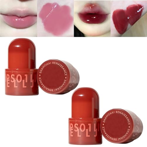 Hezhuang Lip Jelly, He Zhuang Lip Jelly, Hezhuang Lip Gloss, Hezhuang Tinted Lip Gloss, Moisturizing and Glossy Lip Oil, Tinted Lip Oil Gloss Lip Jelly Texture. (02+04) von KWHEUKJL