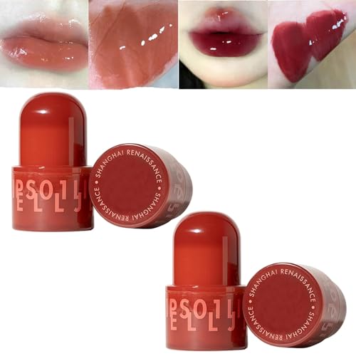 Hezhuang Lip Jelly, He Zhuang Lip Jelly, Hezhuang Lip Gloss, Hezhuang Tinted Lip Gloss, Moisturizing and Glossy Lip Oil, Tinted Lip Oil Gloss Lip Jelly Texture. (03+04) von KWHEUKJL