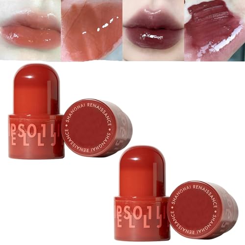 Hezhuang Lip Jelly, He Zhuang Lip Jelly, Hezhuang Lip Gloss, Hezhuang Tinted Lip Gloss, Moisturizing and Glossy Lip Oil, Tinted Lip Oil Gloss Lip Jelly Texture. (03+05) von KWHEUKJL