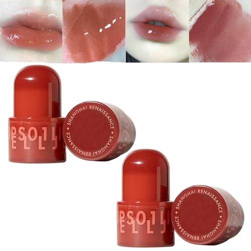 Hezhuang Lip Jelly, He Zhuang Lip Jelly, Hezhuang Lip Gloss, Hezhuang Tinted Lip Gloss, Moisturizing and Glossy Lip Oil, Tinted Lip Oil Gloss Lip Jelly Texture. (03+06) von KWHEUKJL