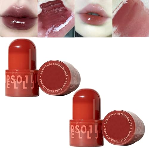 Hezhuang Lip Jelly, He Zhuang Lip Jelly, Hezhuang Lip Gloss, Hezhuang Tinted Lip Gloss, Moisturizing and Glossy Lip Oil, Tinted Lip Oil Gloss Lip Jelly Texture. (05+06) von KWHEUKJL