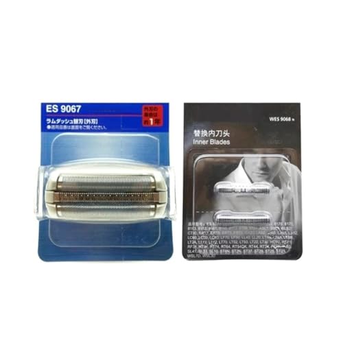 ES9067 WES9068 Cutter Kopf Mesh Klinge, Kompatibel for Panasonic, Rasierer ES8224 ES8228 ES8232 ES8232P ES8237 ES8238 ES8238P(1set) von KWHRPOQS