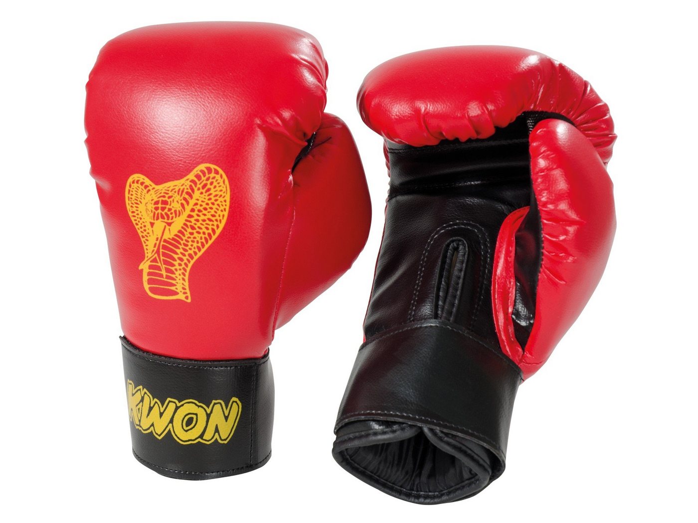 KWON Boxhandschuhe Cobra Kinder Junior Box-Handschuhe 6 Unzen Kids klein Boxen Kickboxen (Paar), 6 Unzen, Einsteiger, Boxen und Schlagtraining am Sandsack/Pratze von KWON