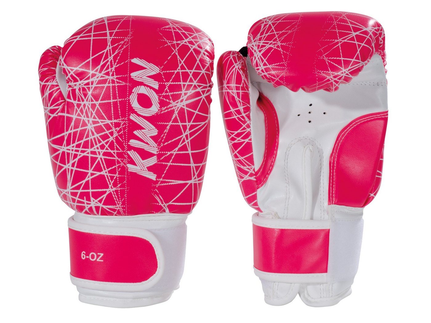 KWON Boxhandschuhe Kinder neon pink blau Box-Handschuhe Boxen Kickboxen MMA Kids (small klein, Kinderboxhandschuhe), 6 Unzen, hochwertige Qualität von KWON