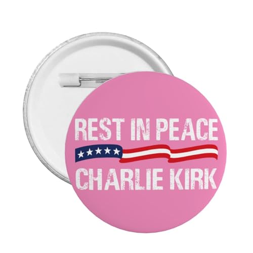 1 stück Ruhe In Frieden Charlie Kirk Pins Und Memorial Hero Charlie Kirk Button Runde Abzeichen Brust Brosche Dekoration von KWQDOZF