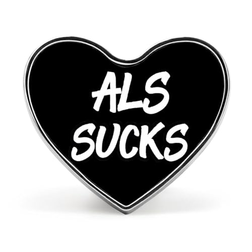 ALS Sucks Awareness Month Herz-Revers-Krawattennadeln Lustige Brosche Anstecknadel Button Abzeichen Hut Kleidung Zubehör für Männer Frauen ALS Sucks Awareness Month Herz-Revers-Krawattennadeln Lustige Brosche Anstecknadel Button Abzeichen Hut Kleidung Zubehör für Männer Frauen von KWQDOZF