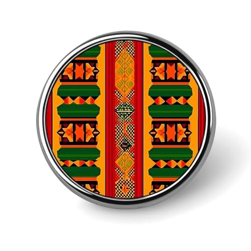 African Print Traditional Tribal Brooch Pins for Women Men Cute Badge Lapel Pins for Backpack Dress Accessories African Print Traditional Tribal Brooch Pins for Women Men Cute Badge Lapel Pins for Backpack Dress Accessories von KWQDOZF