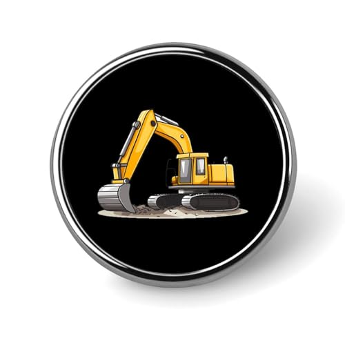 Bagger Mode Runde Brosche Anstecknadeln Abzeichen für Tasche Hemd Hochzeit Party Custom Schmuck von KWQDOZF