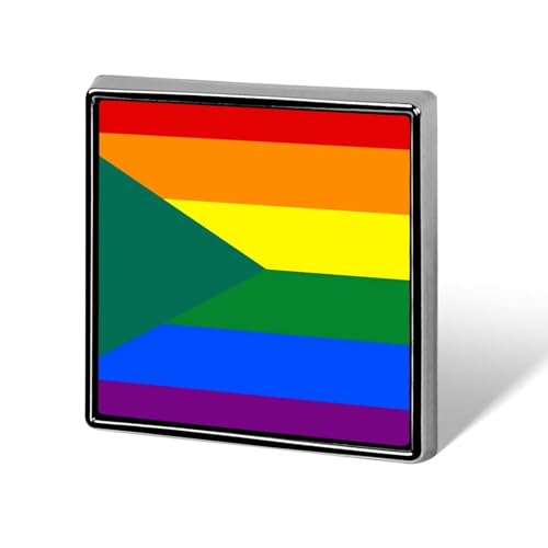 Bangladesch LGBT Regenbogenflagge Brosche Pins 0,7 Zoll Metallabzeichen Schmuck Dekor für Kleidung Lapel Krawatte Rucksack Zubehör von KWQDOZF