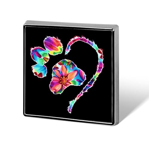 Batik-Anstecknadel mit Hundepfote, lustige Anstecknadel, Knopf, Brosche, Abzeichen, Hut, Kleidung, Tasche, Schmuck für Männer und Frauen von KWQDOZF