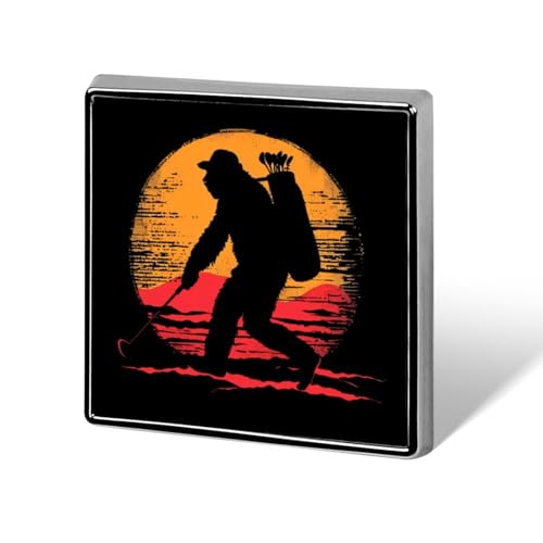 Bigfoot Golf Vintage Sasquatch Quadratische Revers-Krawattennadeln Lustige Brosche Anstecknadel Button Abzeichen Hut Kleidung Zubehör für Männer Frauen Bigfoot Golf Vintage Sasquatch Quadratische Revers-Krawattennadeln Lustige Brosche Anstecknadel Button Abzeichen Hut Kleidung Zubehör für Männer Frauen von KWQDOZF