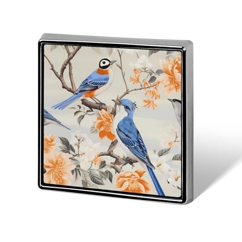 Bird Flower Brooch Pins for Women Men Square Collar Lapel Pins Coat Jacket Accessories Bird Flower Brooch Pins for Women Men Square Collar Lapel Pins Coat Jacket Accessories von KWQDOZF