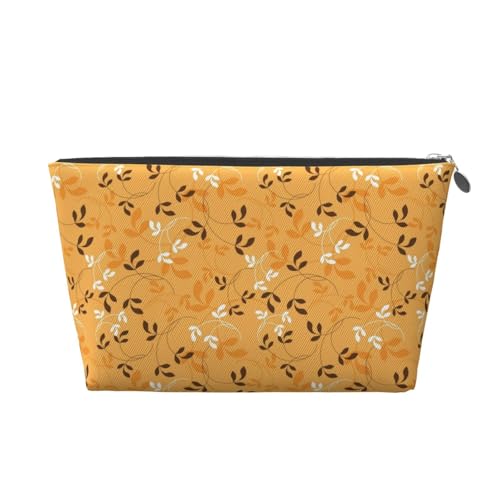 Blumen-Make-up-Taschen für Frauen, Geldbörse, Reißverschluss, Kosmetiktasche, große Reise-Make-up-Organizer, Werkzeugtasche von KWQDOZF