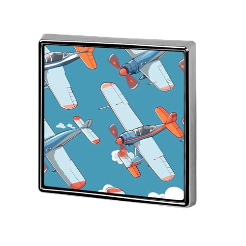 Cartoon-Flugzeugpropeller, quadratische Revers-Krawattennadeln, lustige Brosche, Anstecknadel, Knopf, Abzeichen, Hut, Kleidung, Zubehör für Männer und Frauen Cartoon-Flugzeugpropeller, quadratische Revers-Krawattennadeln, lustige Brosche, Anstecknadel, Knopf, Abzeichen, Hut, Kleidung, Zubehör für Männer und Frauen von KWQDOZF