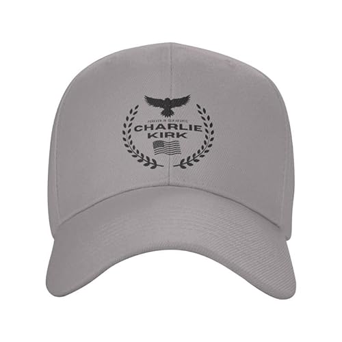 Charlie Kirk In Our Hearts Hats Erwachsene Verstellbare Baseballkappe von KWQDOZF